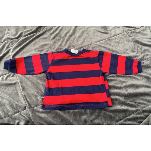 *SALE* Please Mum Basic Striped Cotton Long sleeve T-Shirt 18M - Picture 4 of 4
